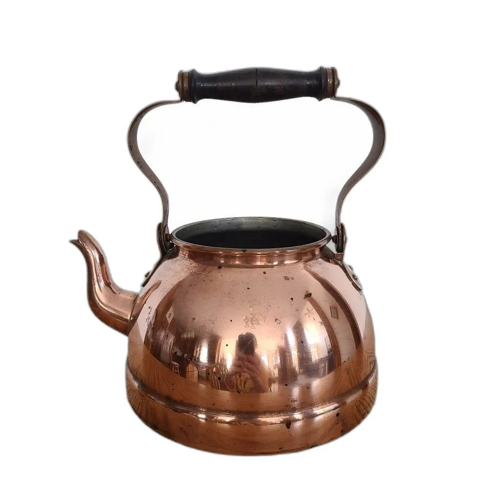 Vintage Douro B&M Copper Stovetop Tea Kettle Teapot No Lid Made in Portugal